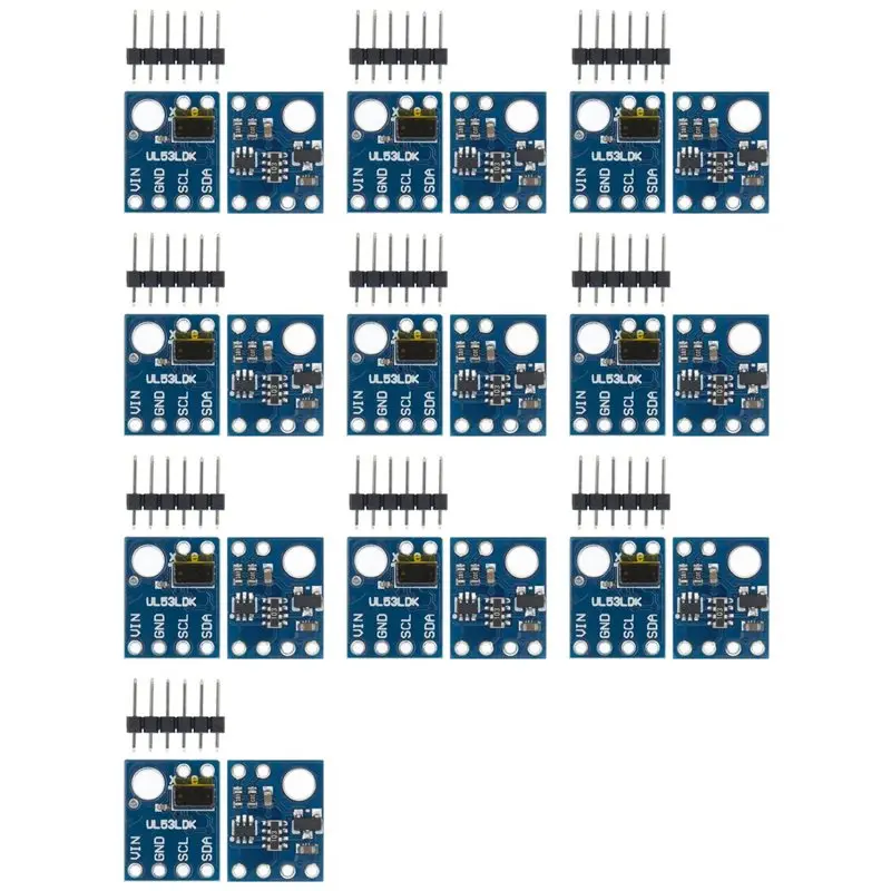NEW HOT In Stock-10X VL53L0X Time-Of-Flight (Tof) Ranging Sensor Breakout 940Nm GY-VL53L0X V1/V2 Distance Module I2C IIC GY-530