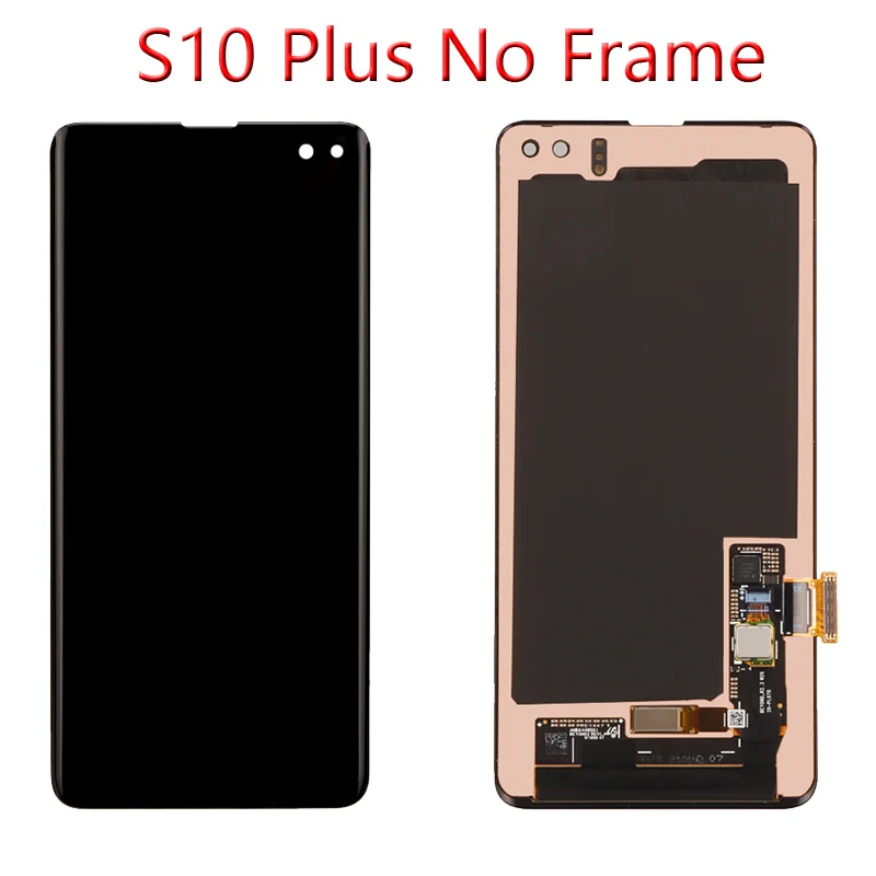 6.1 ''per Samsung Galaxy S10 S10 Plus LCD Touch Screen Digitizer Assembly sostituzione risoluzione 3040*1080