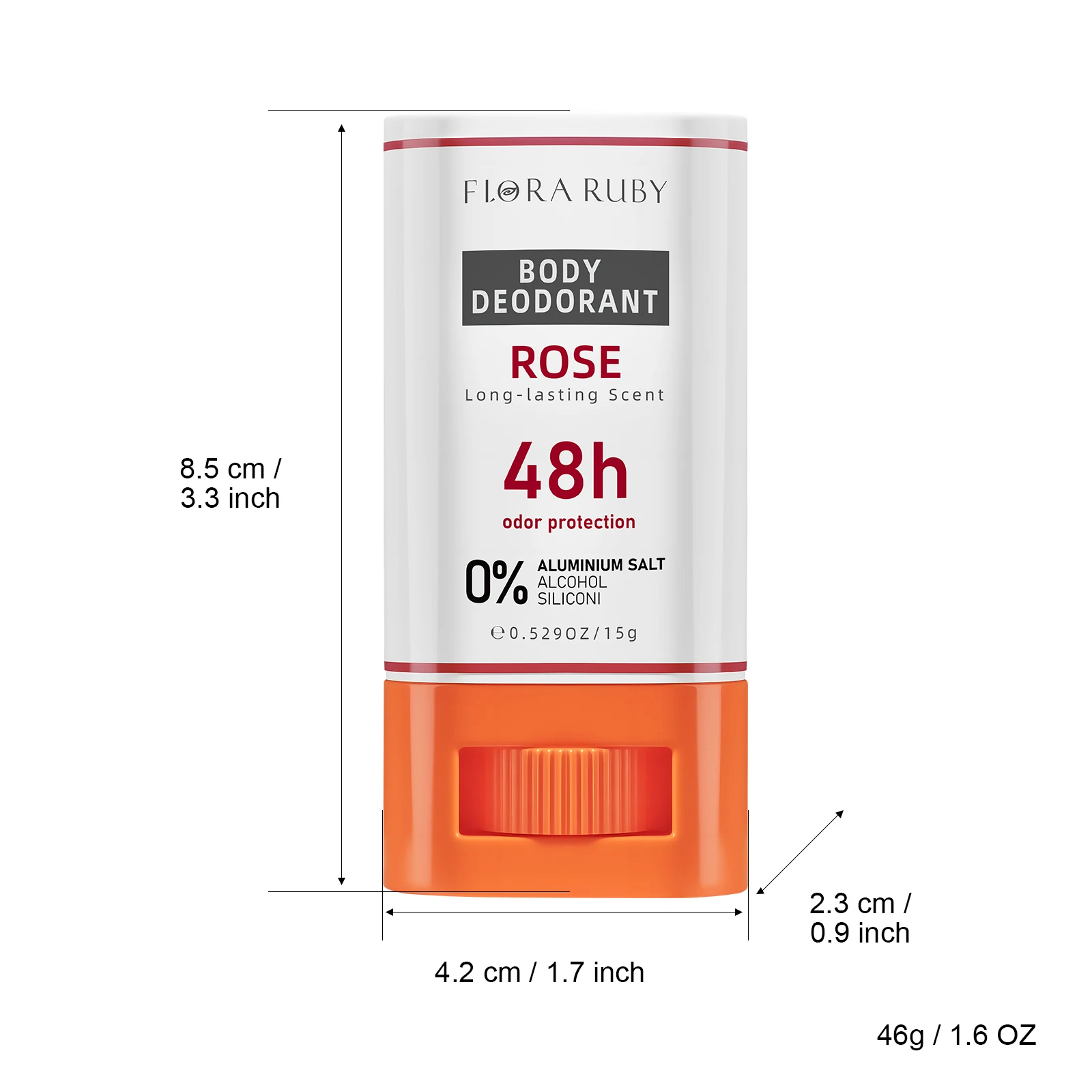 Balsem Bola Stik Deodoran Anti Keringat Seluruh Tubuh Balsem Antiperspiran Penghilang Bau Badan Ketiak Aroma Mawar Portabel 15G