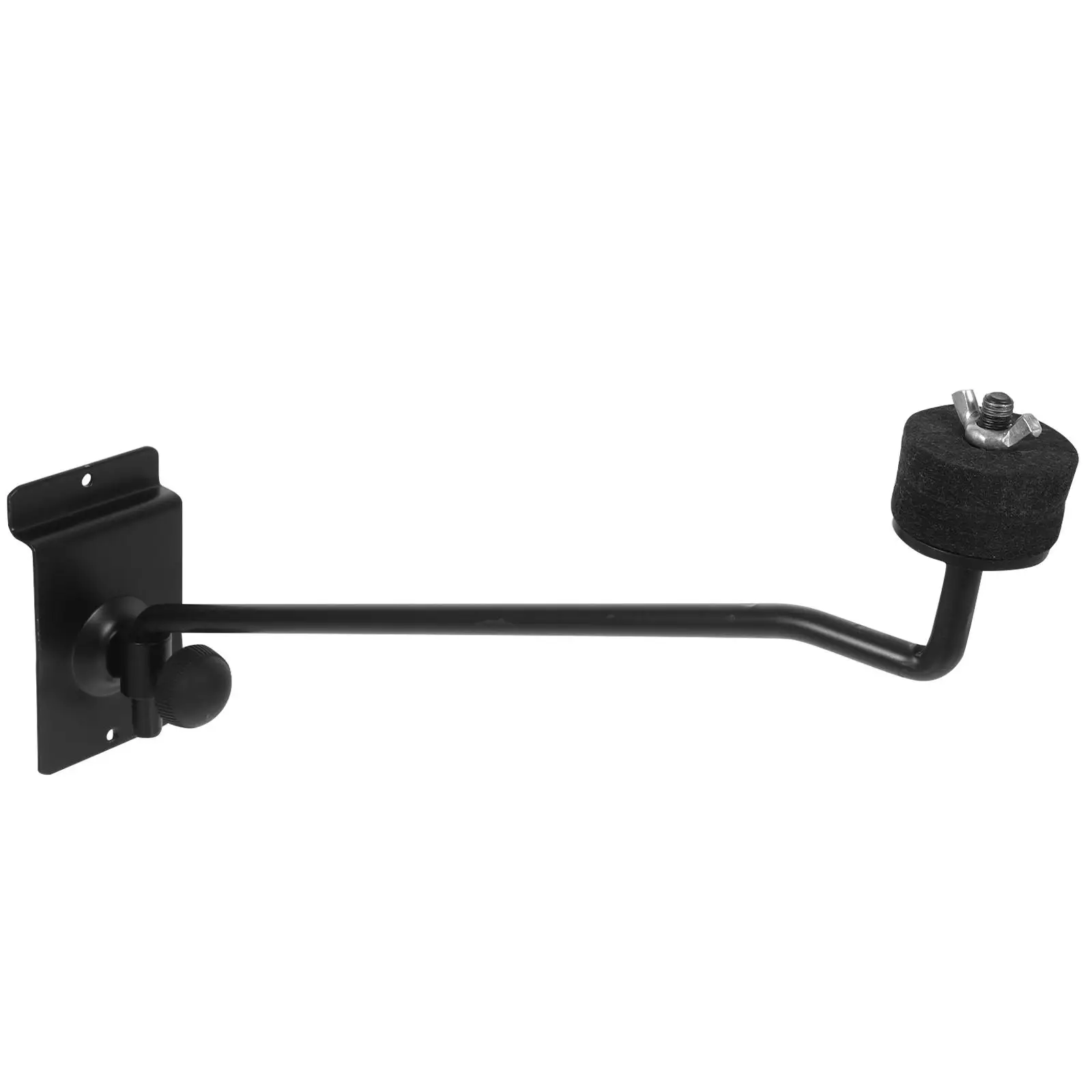 

Slot Plate Cymbal Hanger Rack for Wall Mount Metal Durable Display Frame Slatwall Tambourines Drum Part Boom Arm