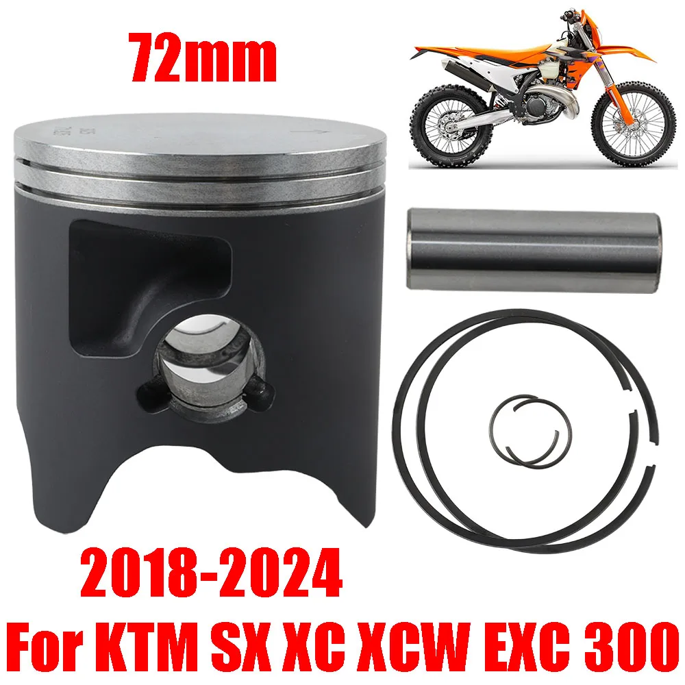 S2R 72mm Piston Kit for KTM EXC 300 2018-2024