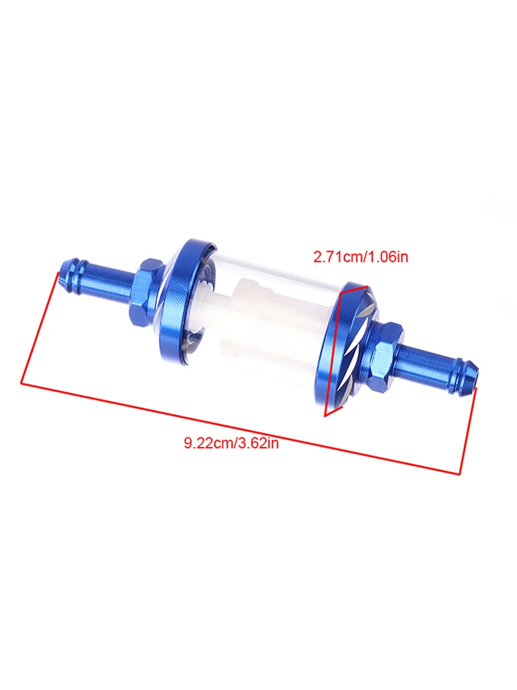 CNC Aluminum Alloy Glass Gas Fuel Gasoline Oil Filter Moto for Dirt Pit Bike 125/140/150/160cc CRF70 90 110 TTR100 110 KLX65