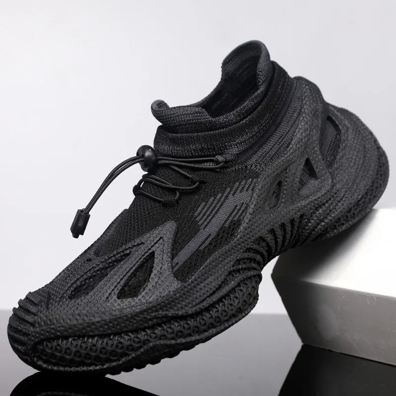 

Summer New 2025 Men's Shoes Mesh Breathable Men's Trendy Casual Shoes Ultra-light Shock Absorption Running Sports Shoes Men's