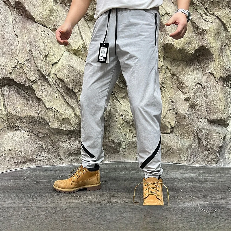 

Profional Outdoor 3D Tailored Men's Qui Dry Breathable High Elastic Fitn Taped Casual Pants Straight Leg Long Spring ...