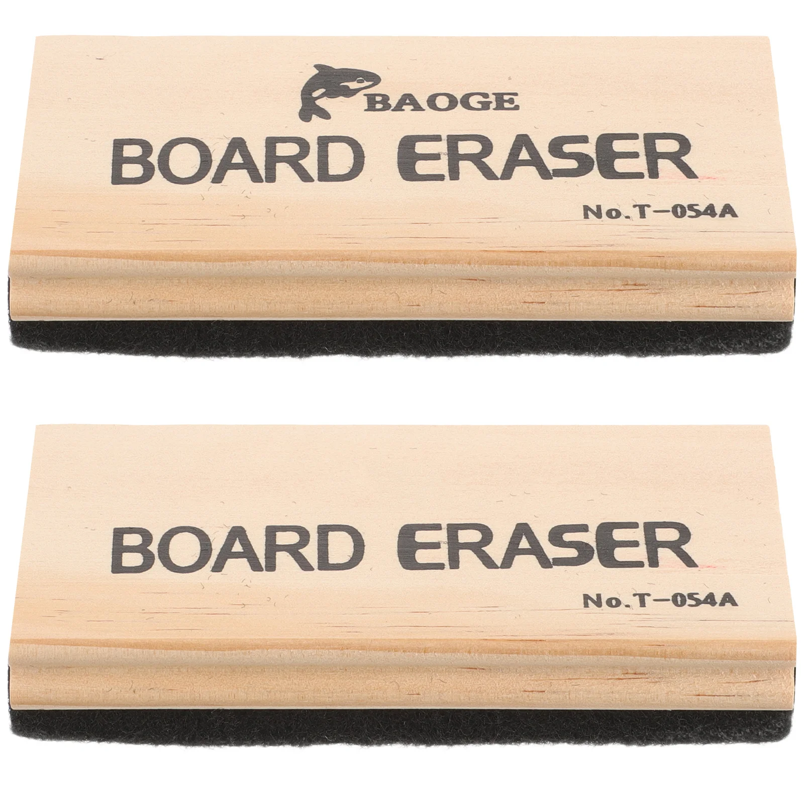 

2Pcs Wooden Blackboard Eraser Thickened Wool Brush Strong Cleaning Power No Static Adsorption Ideal for Chalkboards Teachers
