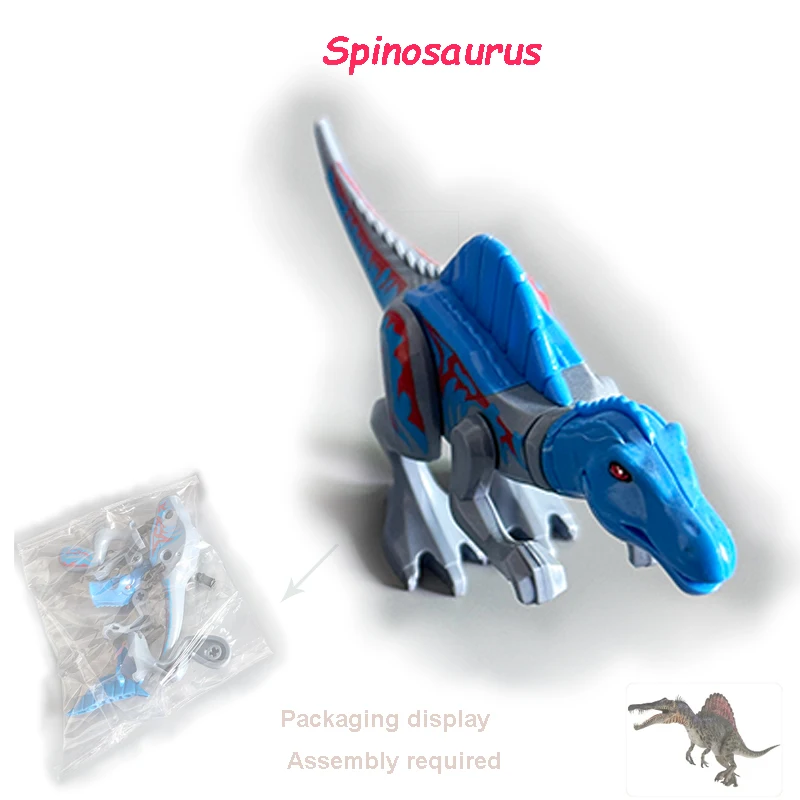 Jurassic Dino Bouwstenen Set Mini Dinosaurusfiguren Wereldmodel Bakstenen Speelgoed voor Jongens Meisjes Educatief Kinderen Verjaardagscadeaus