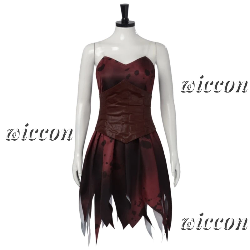 Damisela Elodie Cosplay Kawaii Rosa Oscura vestido con hombros descubiertos faja disfraz de princesa mujer chica traje elegante de Halloween