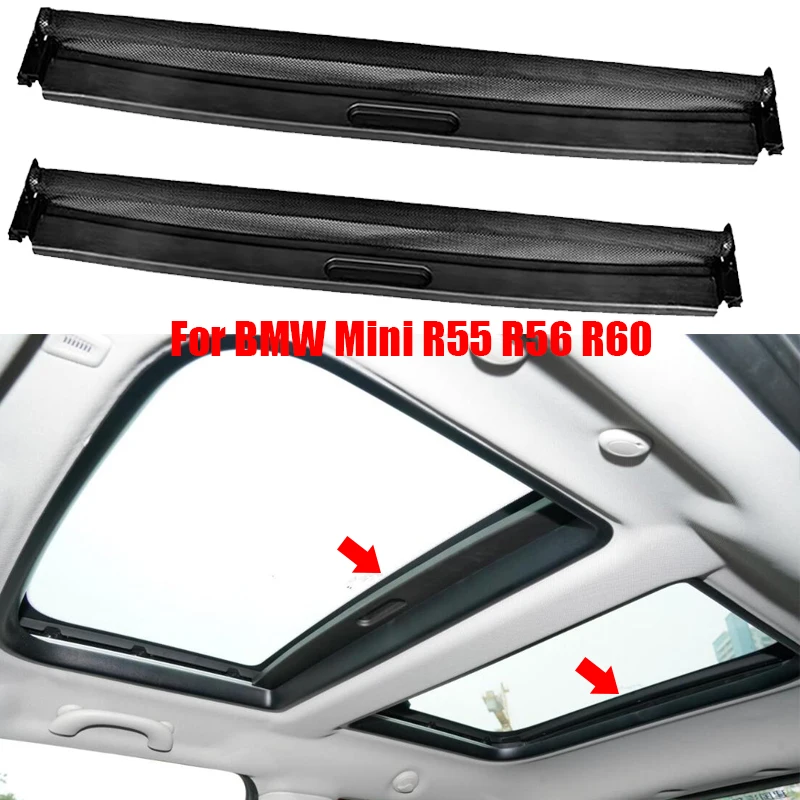 

Car Interior Sunroof Cover Sun Visor Shade Panorama Sun Roof Sunshade Curtain Cover For BMW Mini R55 R56 R60