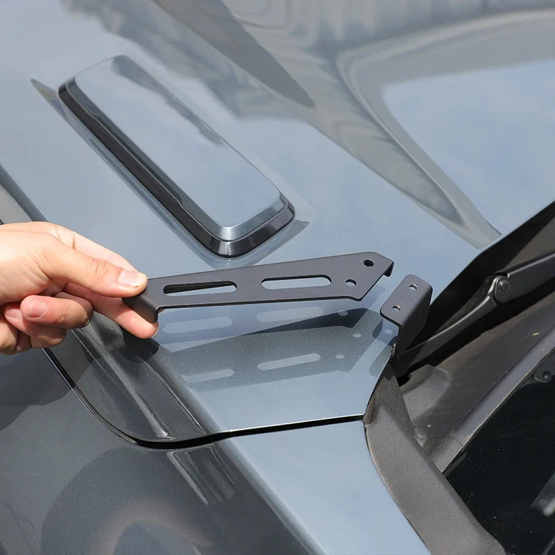 

For Changan Deepal G318 2024+ Car Pillar Mounting Bracket Led Work Front Cowl Light Spotlight Holder carbon steel Accessories