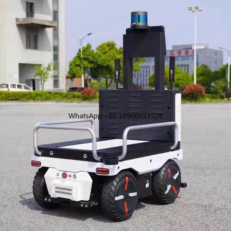 outdoor autonomous Unmanned Delivery Robot Ackermann-drive  UGV self driving wheeled mobile  robot platform