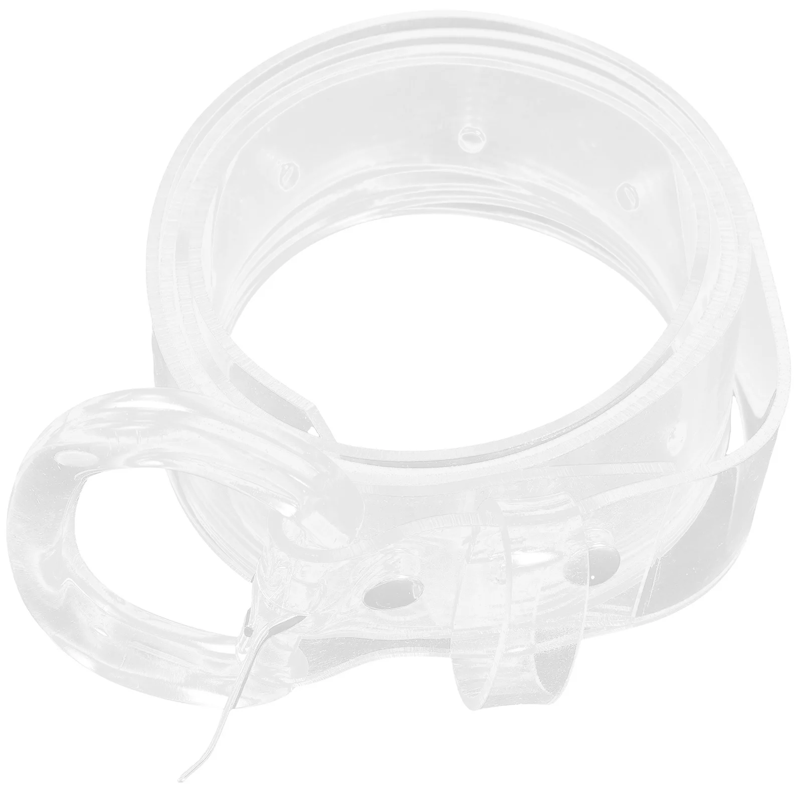 

Transparent Waist Belt For Women Simple Fashion Dress Accessory Plastic Waistband Elegant Chain Decorative Belt Round