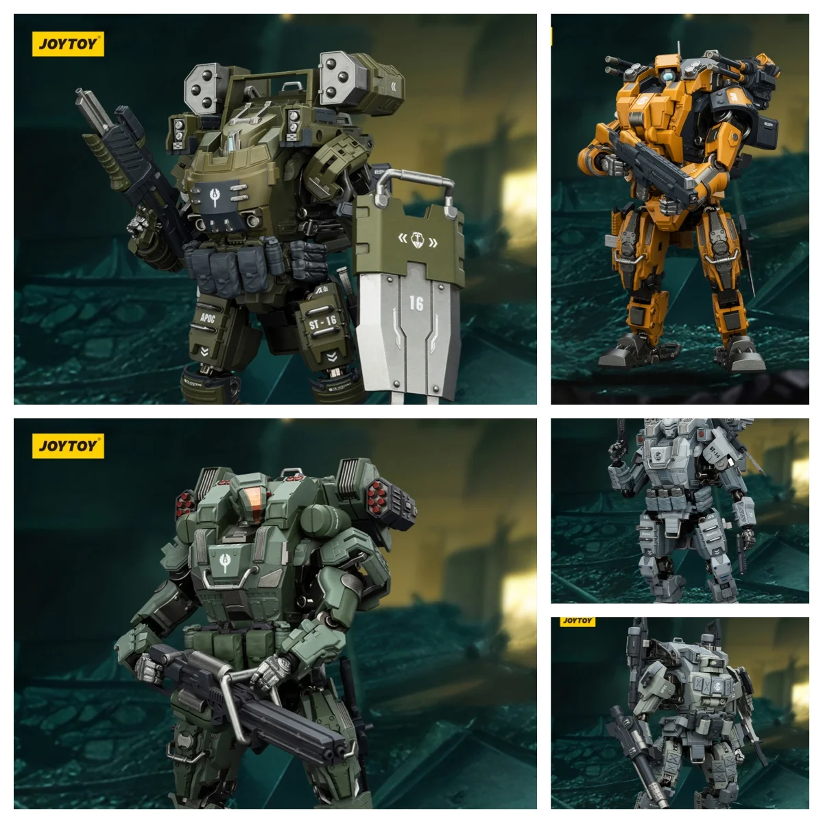 

HIPLAY JOYTOY APOC Series Fire Strike Mech ST-8618 Long-Range Strike Mech Heavy Fire Assault Mech 1/25 Scale Action Figure