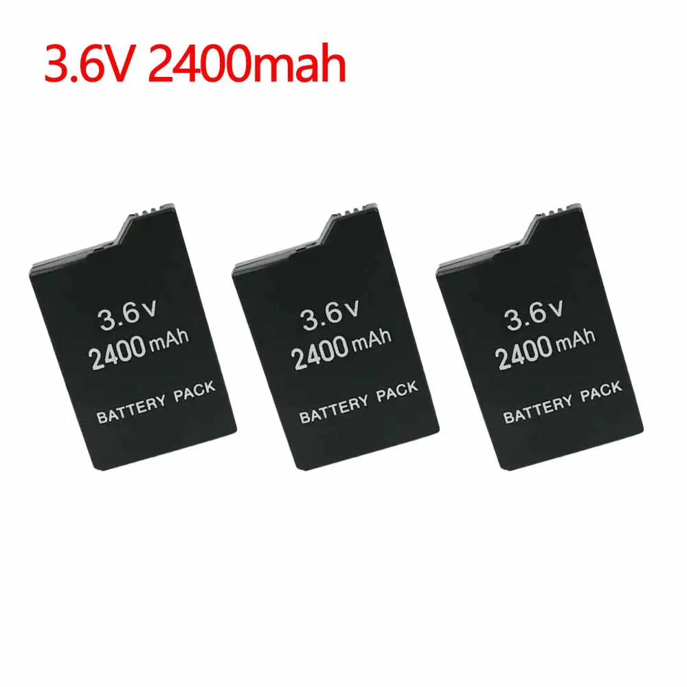 Batería Recargable de Iones de Litio de 2400 mAh y 3.6 V para Sony PSP2000 PSP3000 PSP 2000 3000 PSP-S110 PlayStation Portable Gamepad