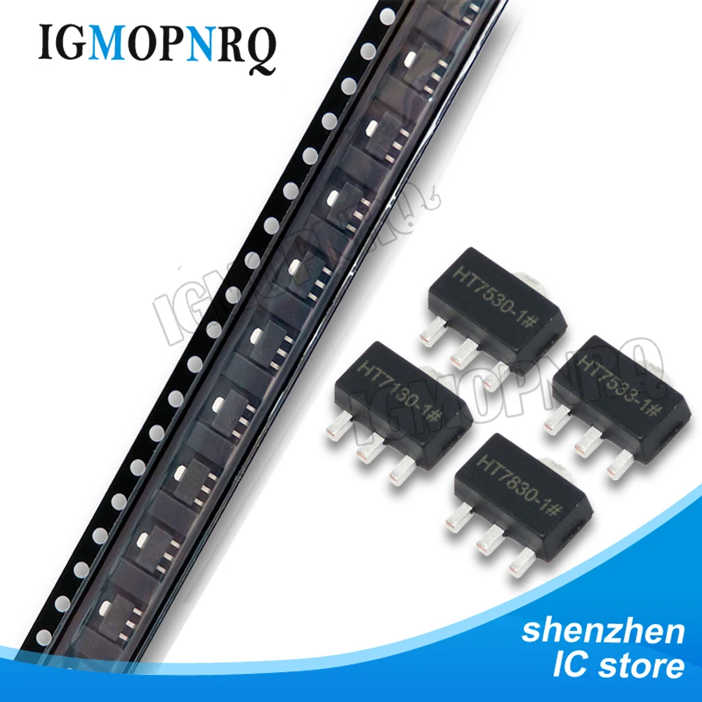 SMD HT7533 HT7133 SOT-89 HT7830 HT7530 HT7130 HT7350 HT7833 SMD, 10 ma
