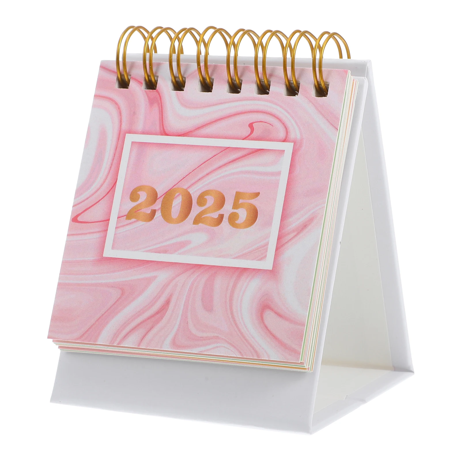 

Creative Desk Calendar 2025 Traditional Decorative Daily Calendars Stand up Ornaments