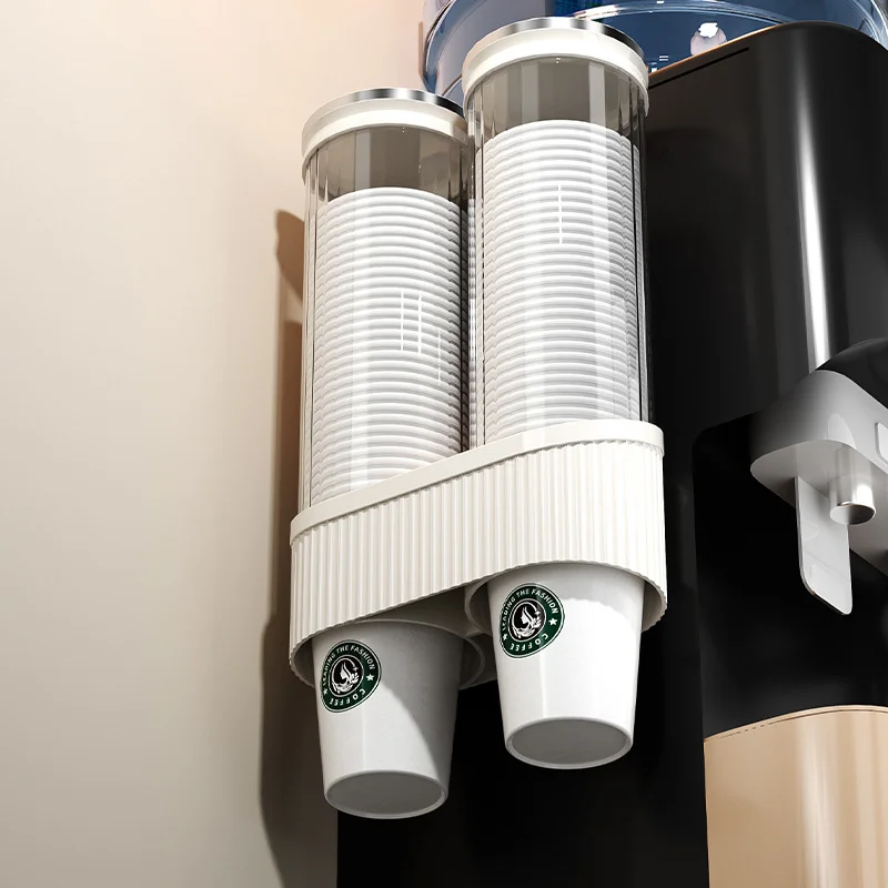 Dental Disposable Cup Extractor Wall Mounting Disposable Paper Cup Dispenser Plastic Cup Holder Dispenser Automatically Drop Cup