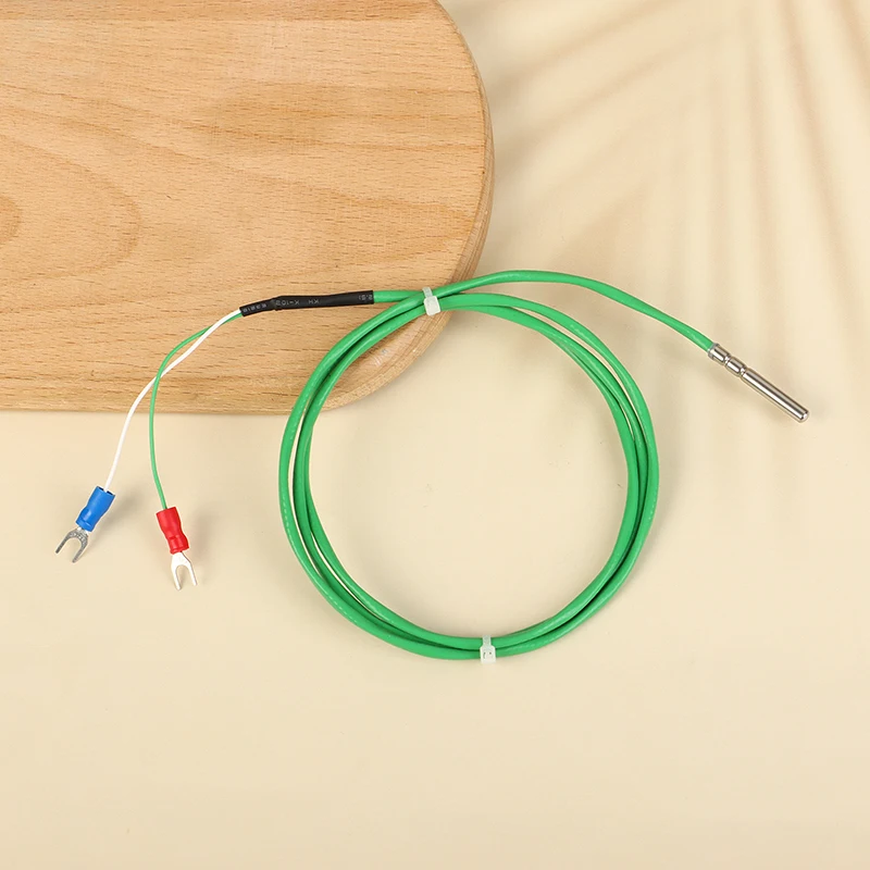 K type Temperature Sensor，Thermocouple，cables protección de alambre silicona ，Waterproof, oil resistant, and heat resistant