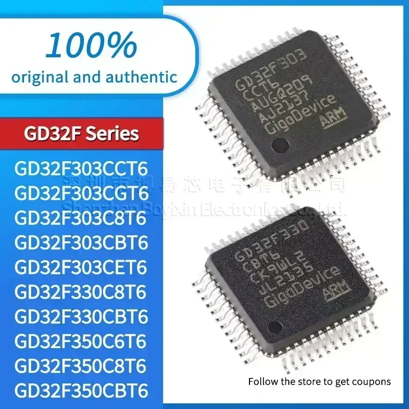 

GD32F350CBT6 GD32F350C6T6 GD32F330CBT6 GD32F303CET6 GD32F303CBT6 high quality GD32F303C8T6 CGT6 CCT6 C8T6 GD32F330C8T6
