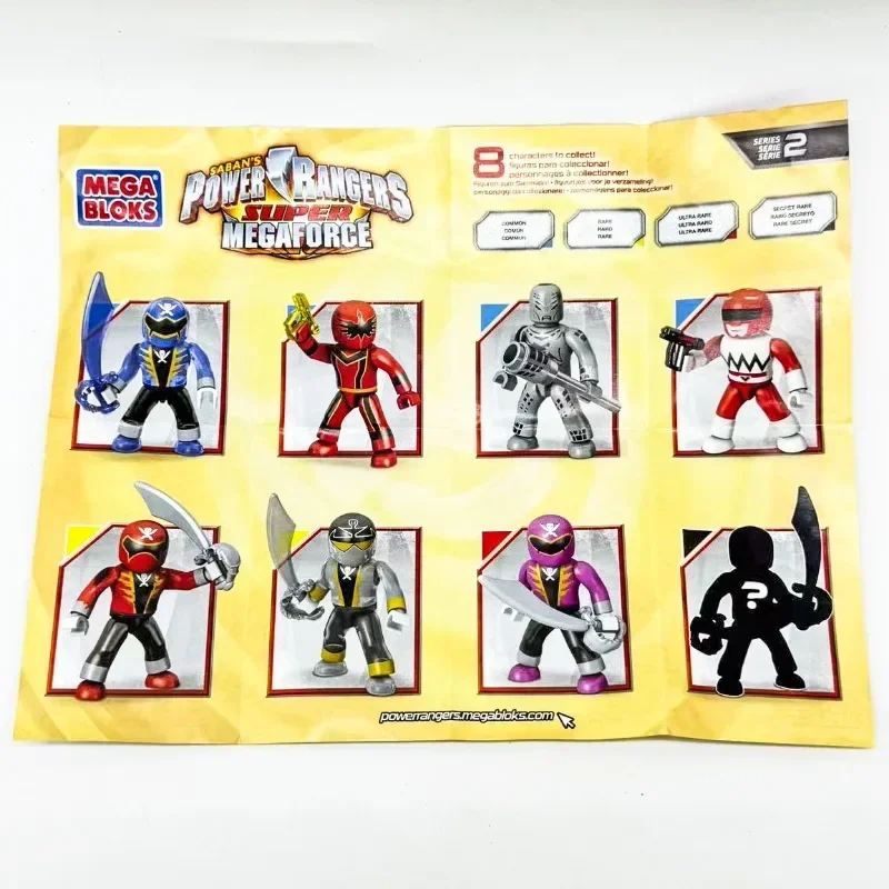 Dinosaur Powerful Rangers Blocks Blind Bags Toys MegaBloks Assembled Micro Model Figures Collect Ornaments Toys