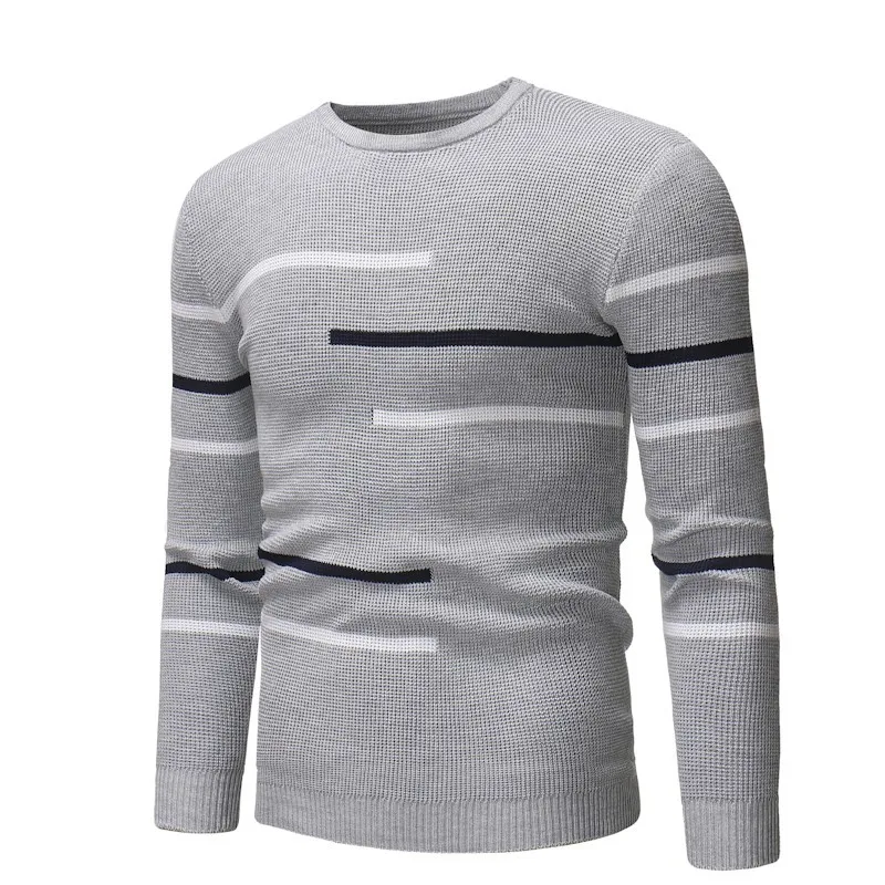 Suéter Invierno Clásico Rayas Hombre - alternate angle