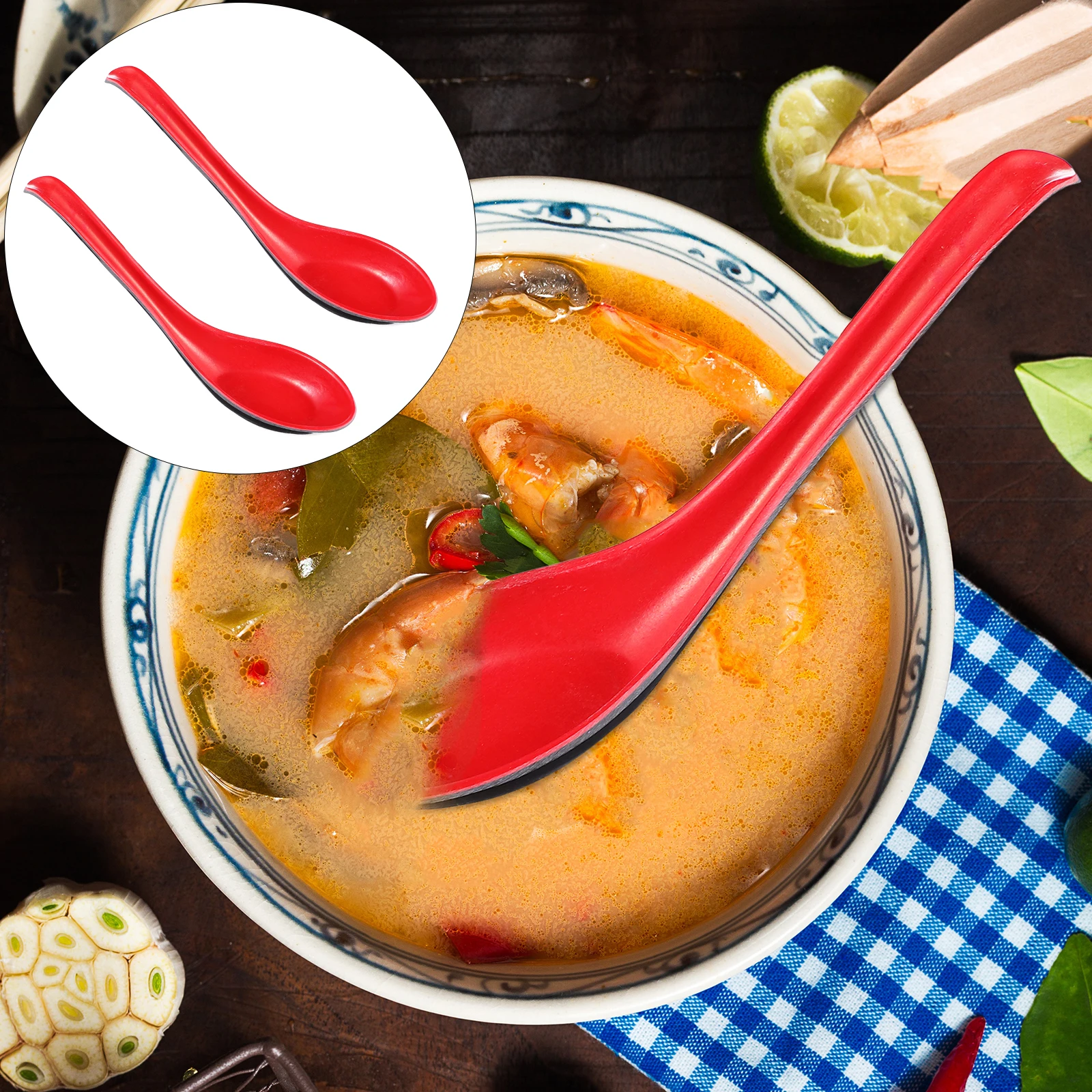 

10 Pcs Stylish Plastic Soup Spoons High-Quality Food Serving Spoons for Elegant Dining