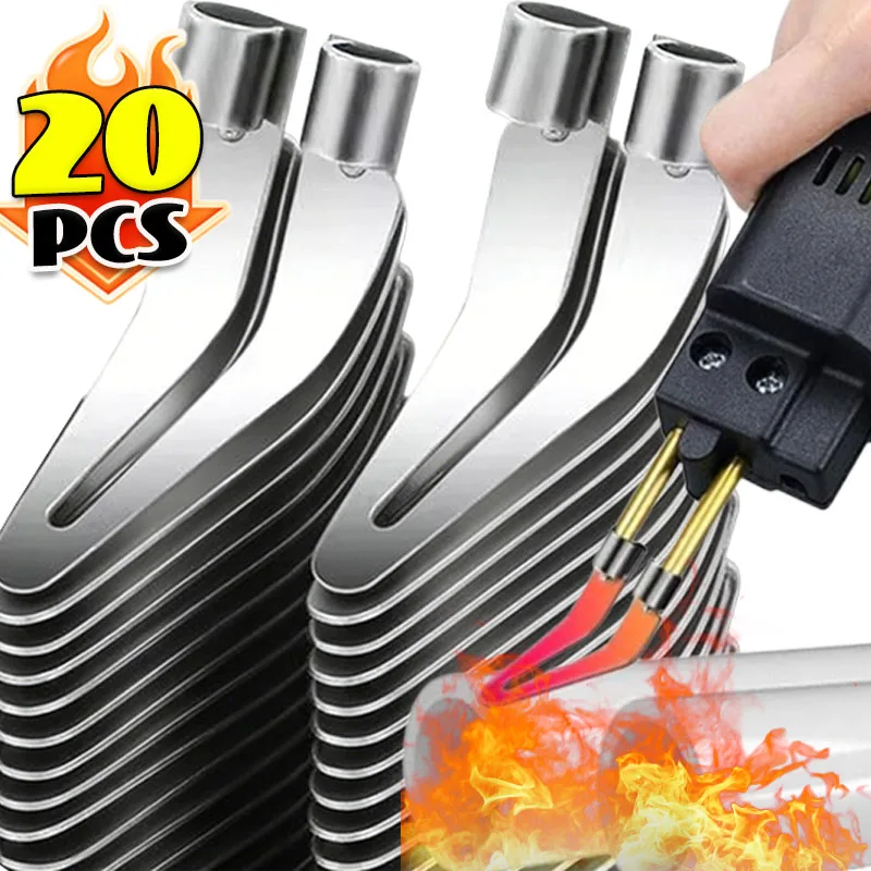 

Welding Repair Smooth Head Plastic Welder Smooth Tip Head Soldering Repair Iron Triangle Point Scrapper Electric Tip Welding Kit