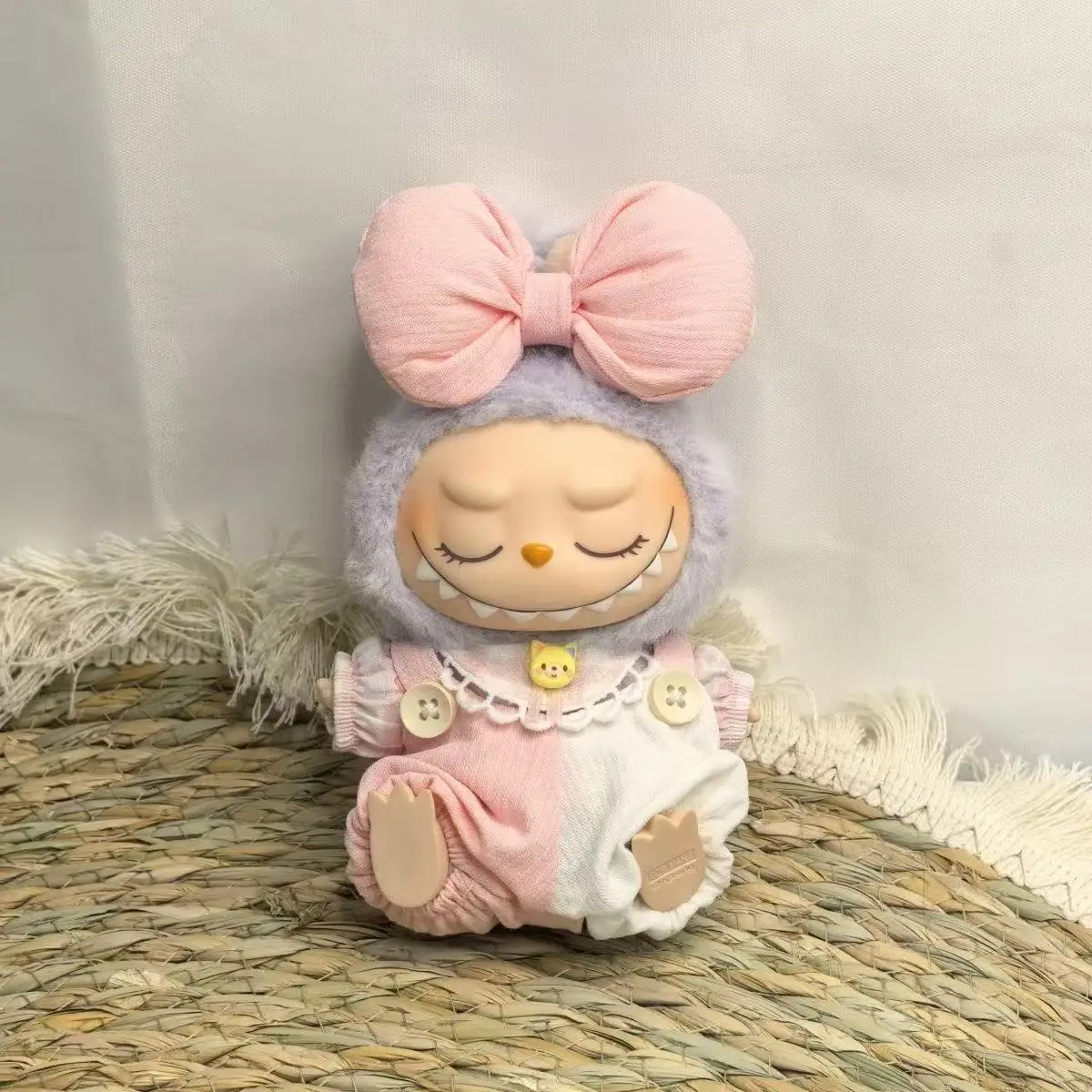 【Solo ropa】para muñeca LABUBUS de 17cm, conjunto de ropa de 17cm, conjunto de moda Kawaii V1 V2 V3, accesorios de ropa para muñeca, regalo