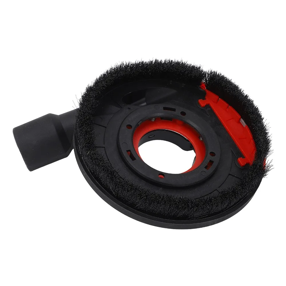 4 Inch Angle Grinder Dust Shroud Red Black Quick Install Grinding Dust Cover Efficient Filtration Dust Shroud Cover
