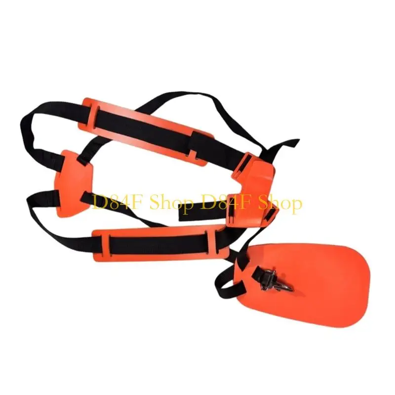 D84F Heavy Duty Double Shoulder Harness Suitable With Trimmers Garden Tool Enhanced Weight Distribution Brush Cutter Harness