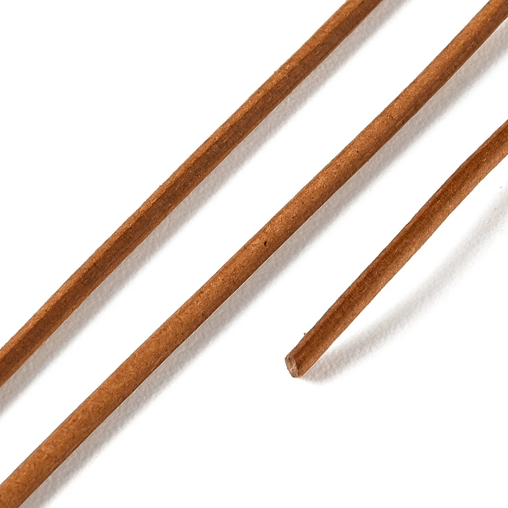 Cordón redondo de cuero vacuno de 100 m, 1 mm/1,5 mm/2 mm/3 mm, para hacer pulseras, accesorios para la fabricación de joyas.