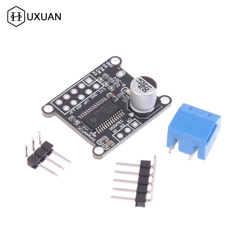 【W】Simple FOC Mini DRV8313 Module DC Brushless Motor Driver Board SVPWM Control DC 8-35V
