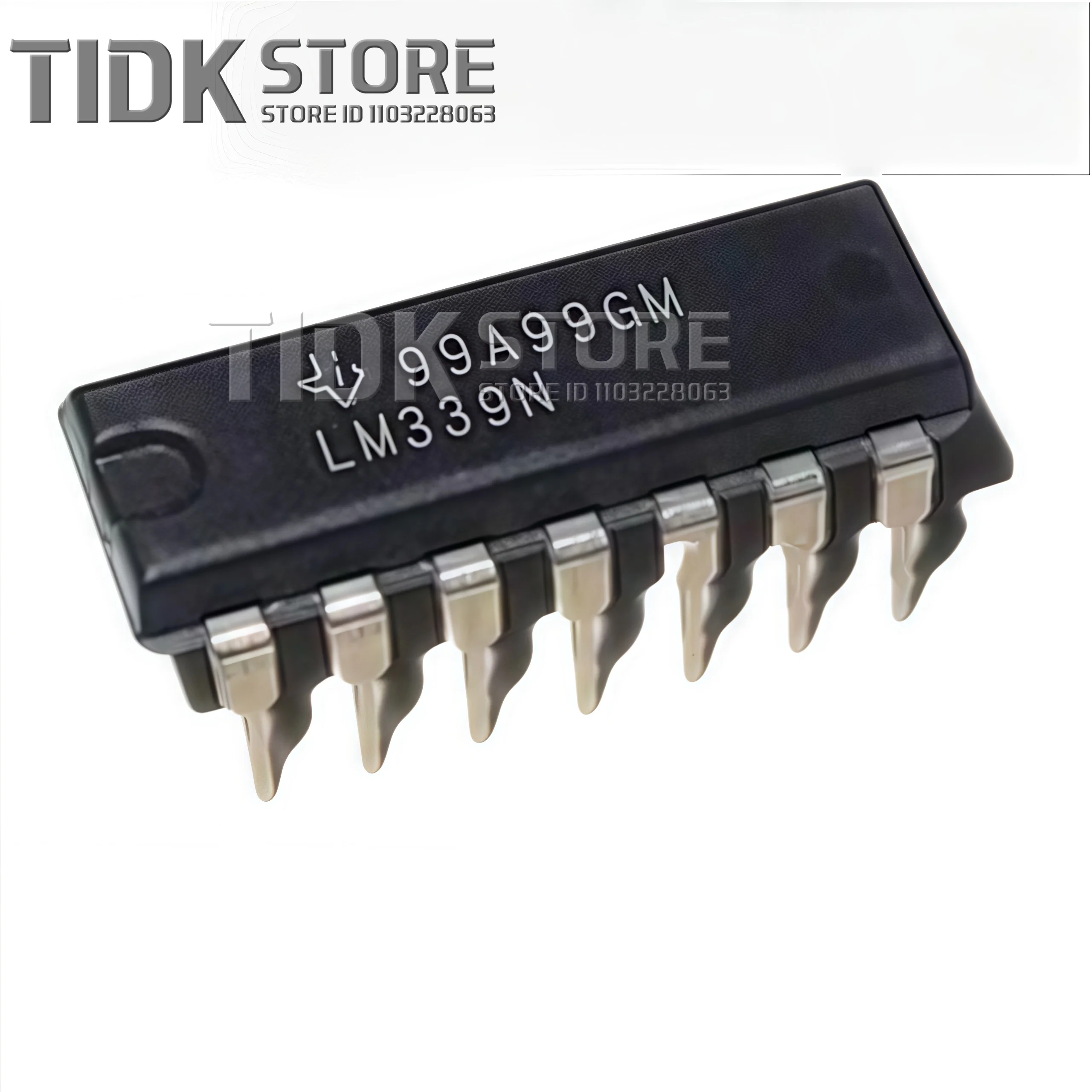 10 قطعة LM339N DIP14 LM339 DIP 339N DIP-14 شرائح 100% جديد رباعية الاتجاه المقارنة التفاضلية
