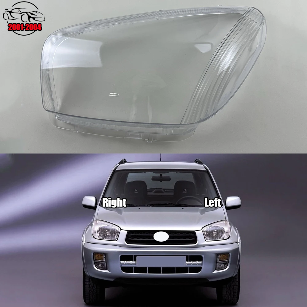 

For Toyota Rav4 2001 2002 2003 2004 Headlamps Transparent Cover Headlight Shell Lampshade Lens Lamp Shade Plexiglass