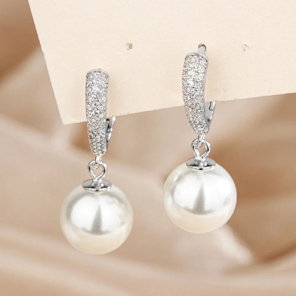 Japan akoya AAAA 9-10mm 10-11mm 12-13mm 13-14mm 11-12mm Natural pearl earrings classic high-end s925