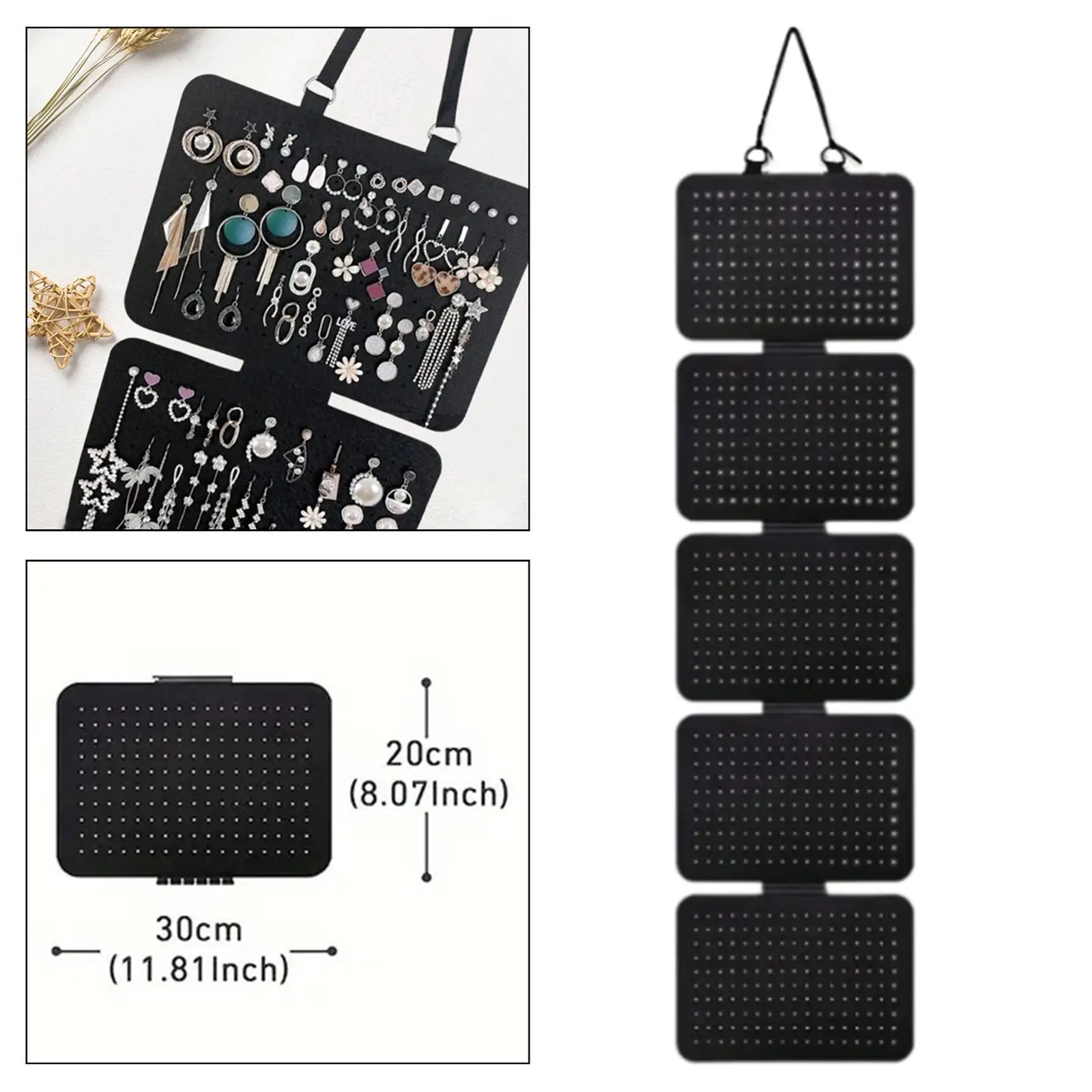 منظم أقراط لوحات عرض دبوس المينا لتعليق باب المنزل بنفسك #2