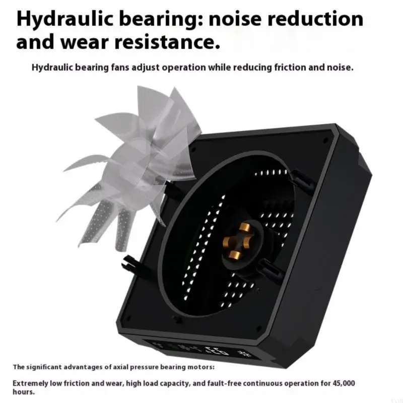 Automatic Speed Cooling Fan Quiet Gaming Fan Shock Resistant ABS & Efficient Heat Management Suitable for Game Consoles 