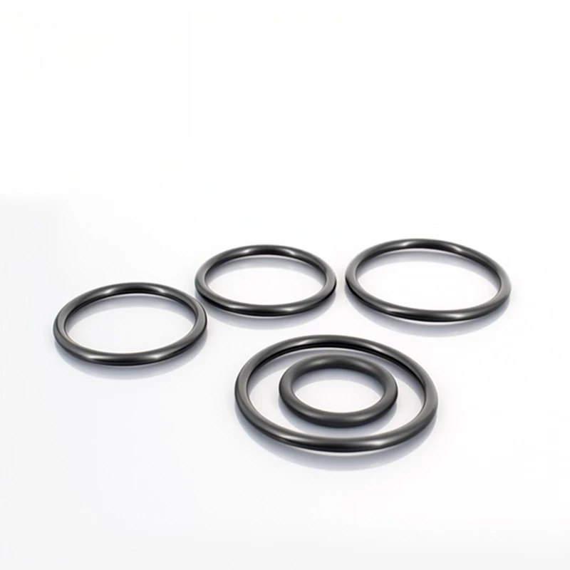 حلقة إغلاق EPDM على شكل حرف O OD5-50mm CS2/2.5/3mm مقاومة الأحماض والقلويات مقاومة الماء باللون الأسود في المخزون