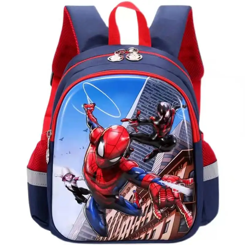 

Disney New School Bag For Boys Kindergarten Backpack Primary Student Shoulder Orthopedic Bag Spider Man Grade 1-2 Mochilas