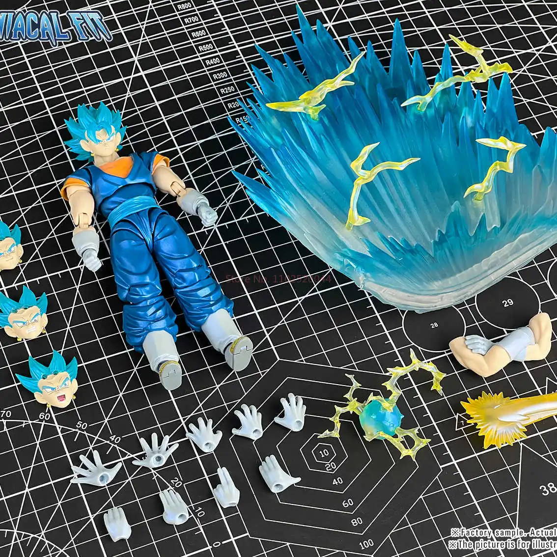 Nouveau en Spot démoniaque ajustement Dragon Ball Z Shf Super Saiyan dieu végito végéto bleu Figurine modèle enfants jouets cadeaux