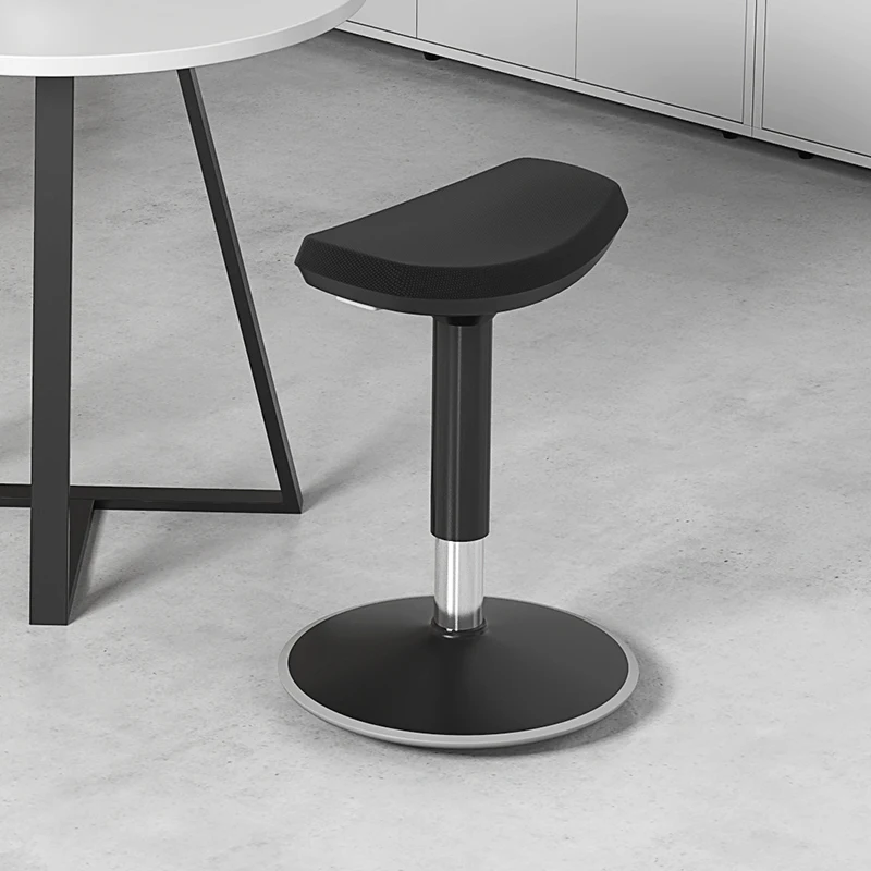 

Comfortable Saddle Office Stool, Riding-Style Bar Chair, Ergonomic Rotating Backrest Chair, Kitchen High Stool Home Seating