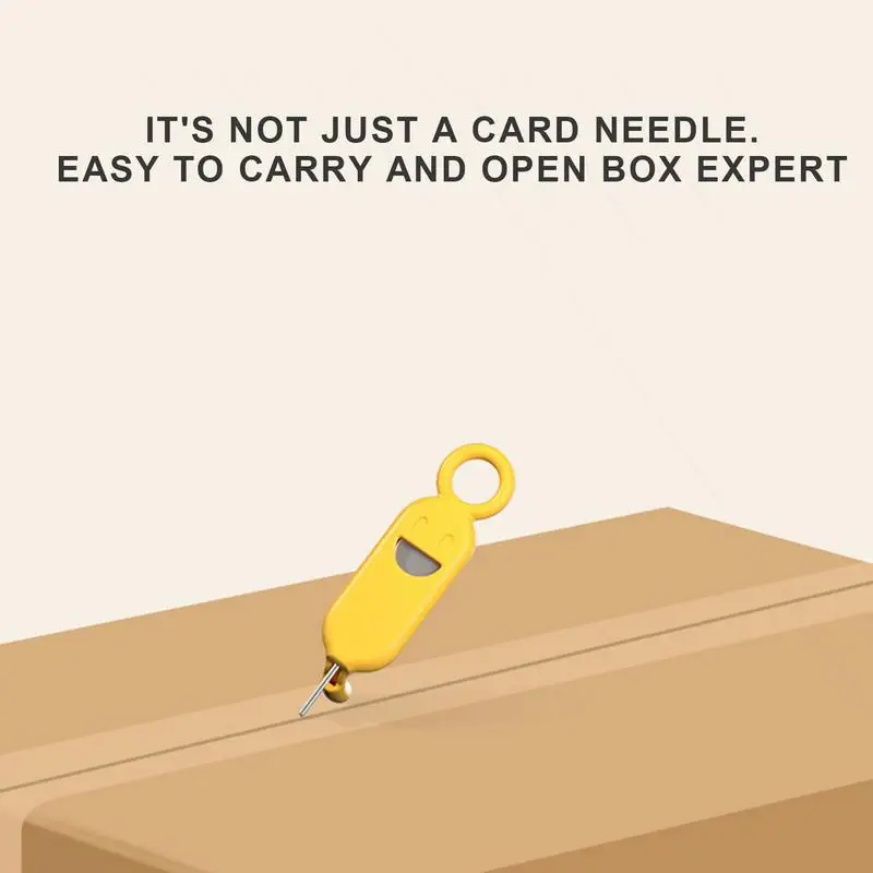 Card Eject Pin Needle Eject Pins Needle Opener Ejector Card Tray Opening Tool Mobile Phone Card Protector Ejector Pin Keychain