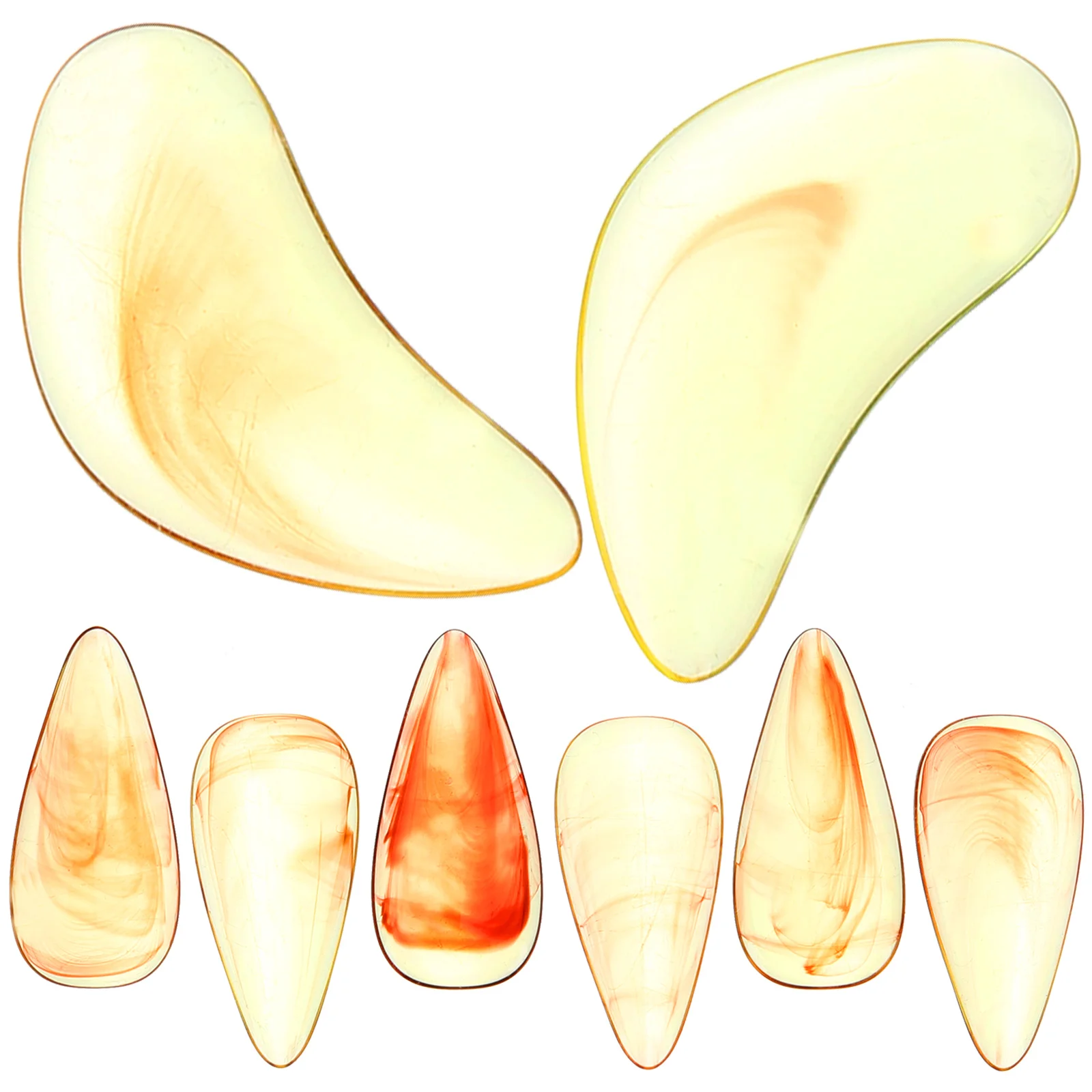 

8 Pcs Guzheng Nails Finger Adults Protectors Practice Musical for Fingers Guard Instrument