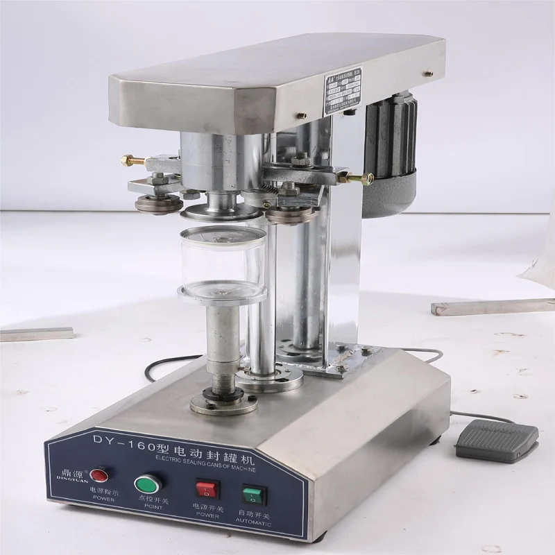 

Beer Cans Canning Closing Sealing Machine Small Semi-Automatic Aluminium Beverage Food Tin Sealer Can Seam