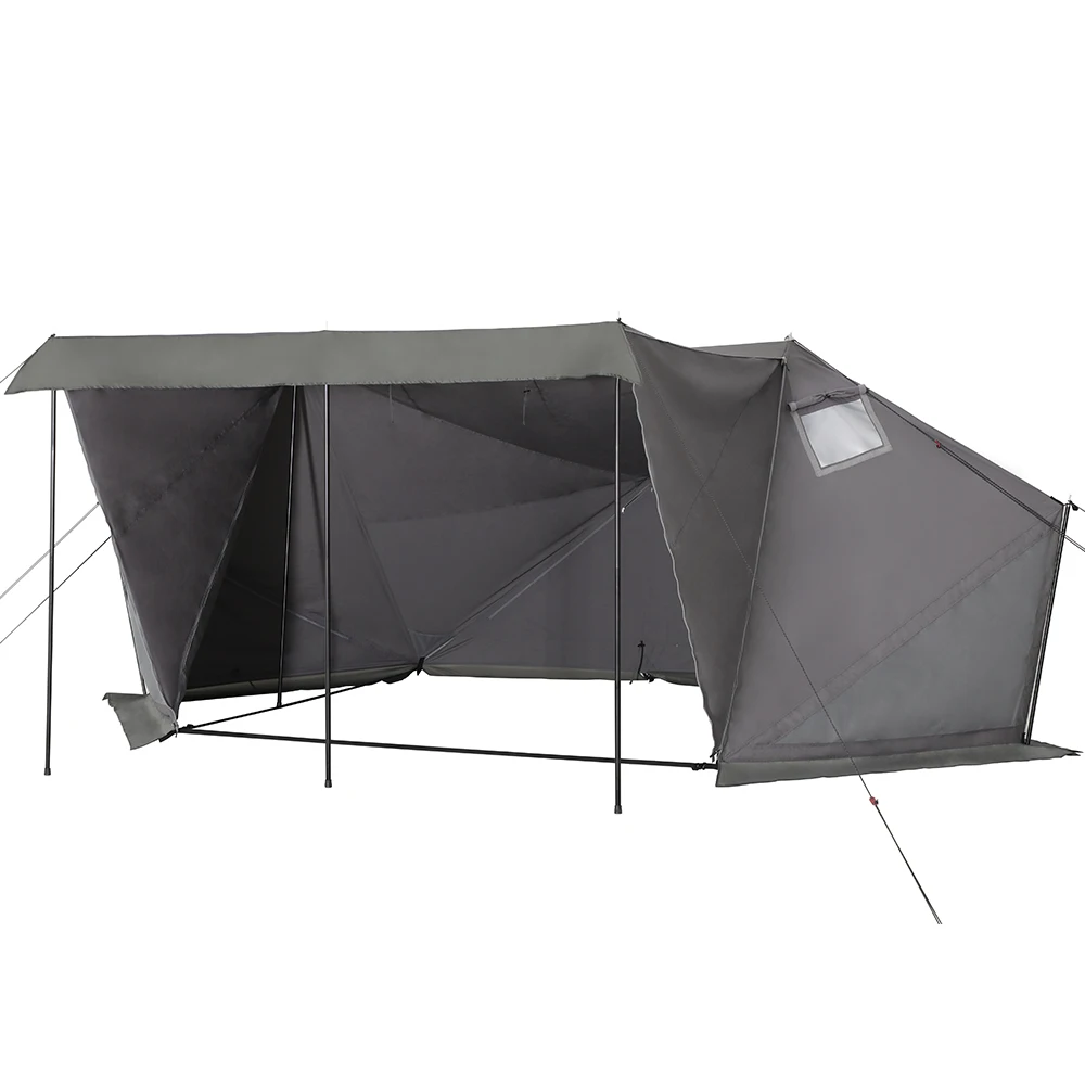 Soomloom 1.65 Tienda de campaña militar 2.0, espaciosa con orificio para chimenea, tela T/C, refugio multifuncional para acampar y al aire libre