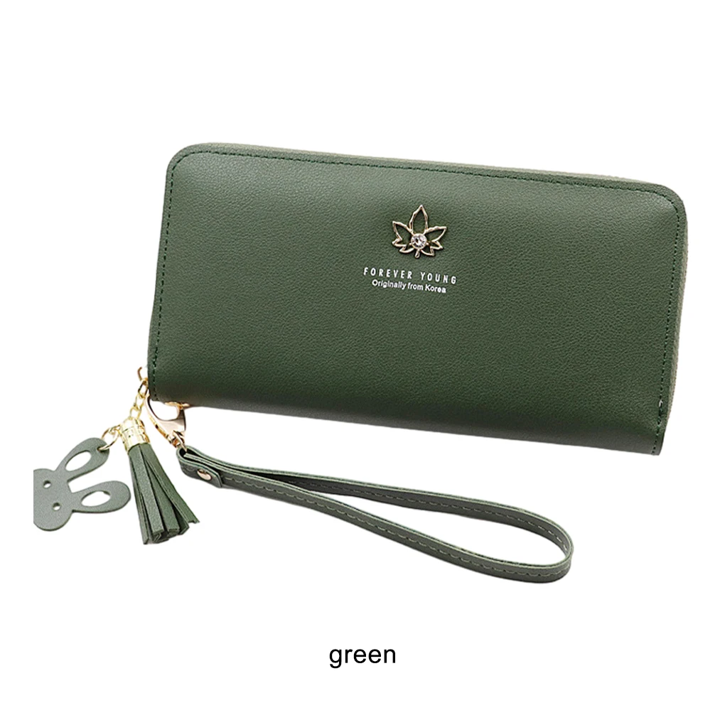 محفظة PU أنيقة وعصرية للنساء يجب اقتناؤها إلى أي ملابس ومقصورات متعددة