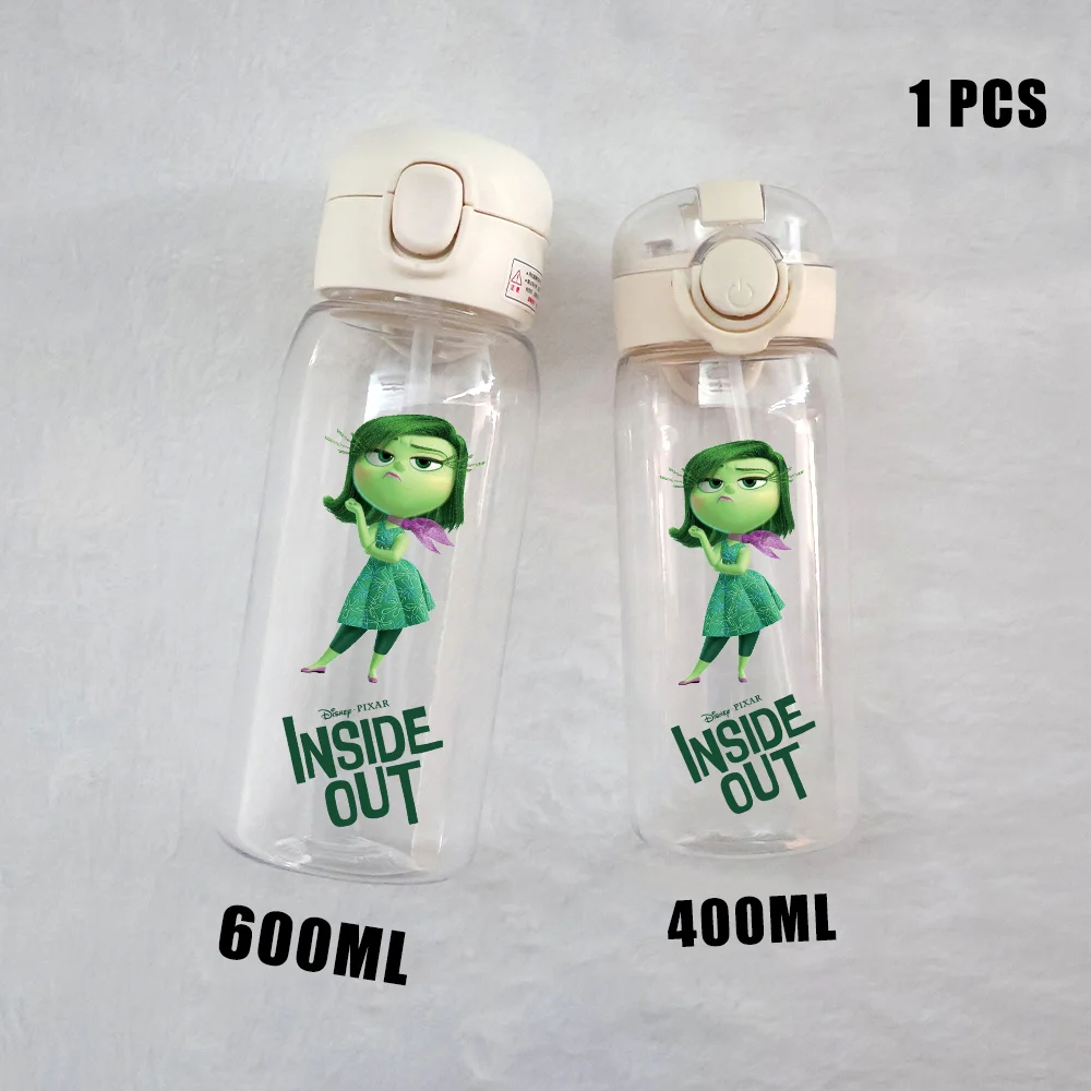 Disney Inside Out 2 Animation Cartoon Outdoor Sports Portable Bottle Cup Joy Sadness Fear Disgust Fitness Cycling Children Gift