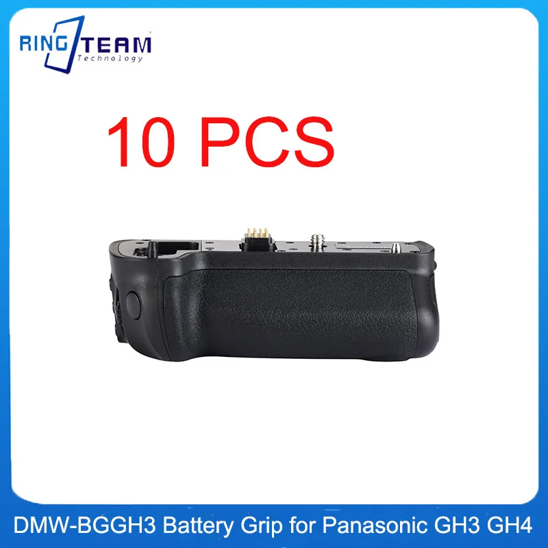 10PCS BG-GH3 Battery Grip For Panasonic Lumix GH3 GH4 DSLR Cameras Vertical DMW-BGGH3 Work With DMW-BLF19E Battery