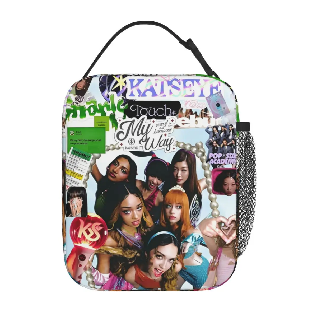 katseye-musica-isolado-almoco-sacos-grande-kpop-almoco-recipiente-refrigerador-saco-lancheira-tote-escola-bolsas-de-comida-ao-ar-livre