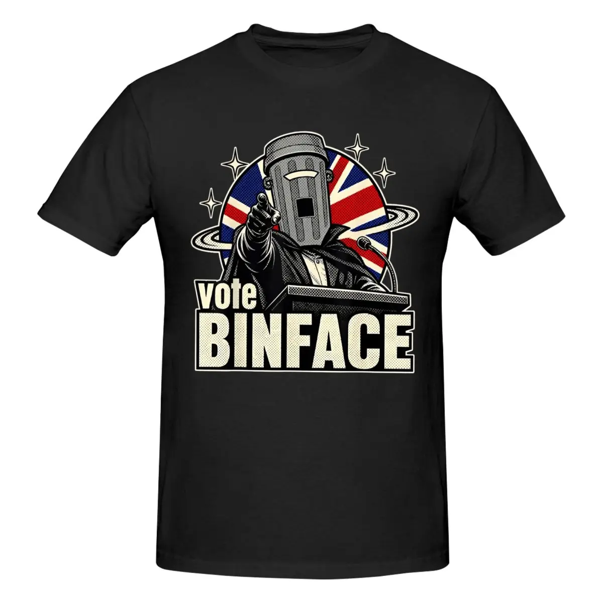 Men Count Binface T Shirt Vintage Cotton Men Tshirt