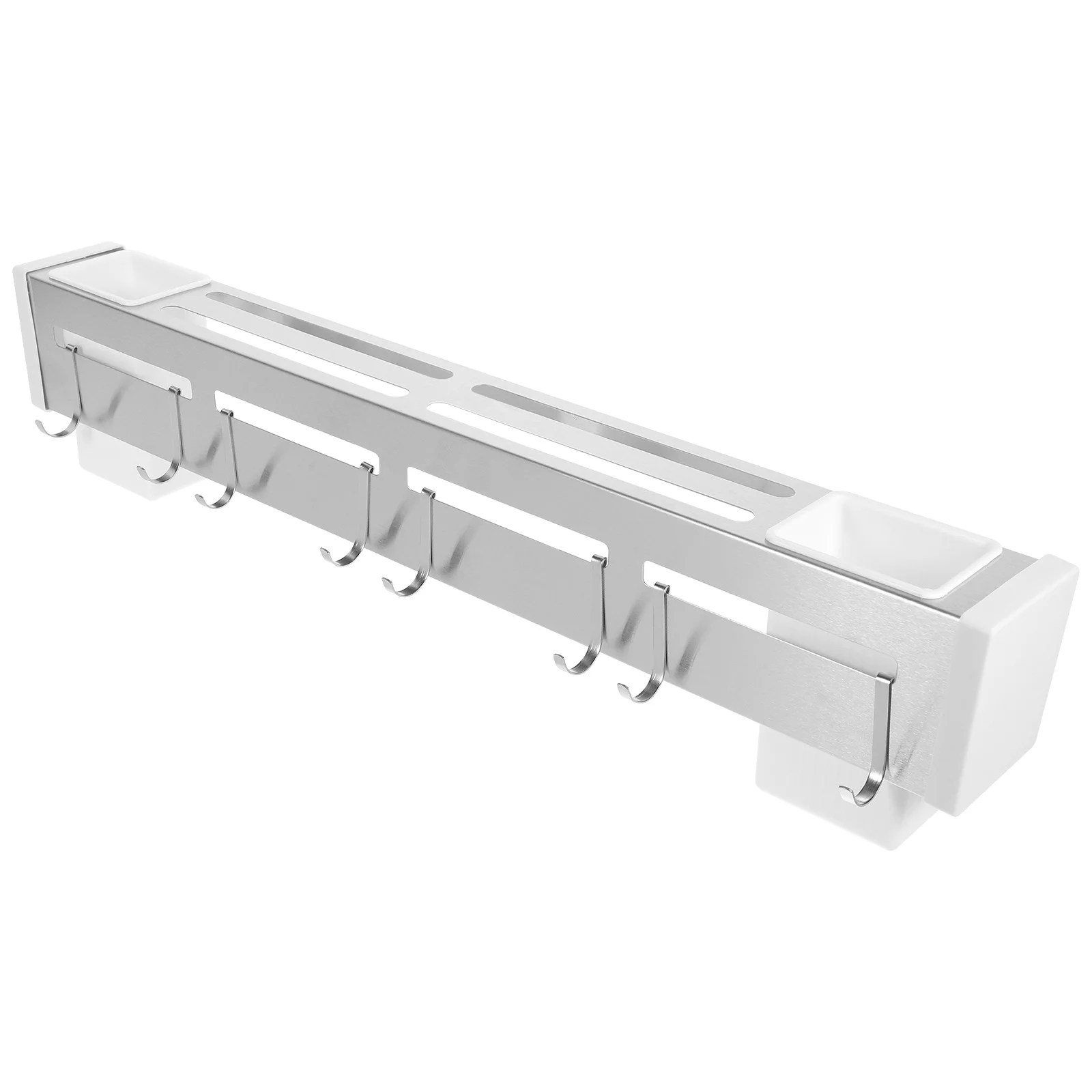 

Stainless Steel Cutter Holder Wall Rack Easy Install Wall Mounted Kitchen Cutter Storage Organizer Convenient Utensil Holder